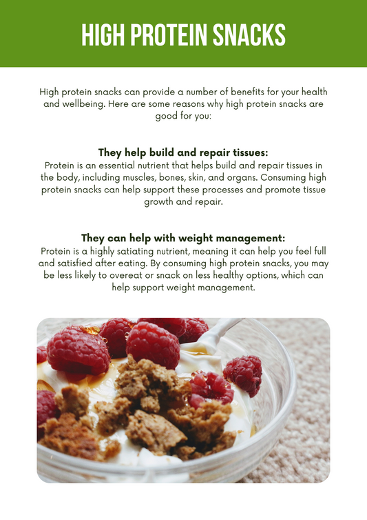 60 High Protein Snacks Cookbook